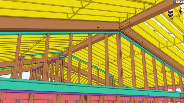 Image from Narva Care Home Complex gallery. Timber Structure building.